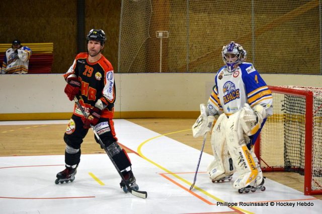 Photo hockey reportage N1 : Le survol des Rapaces