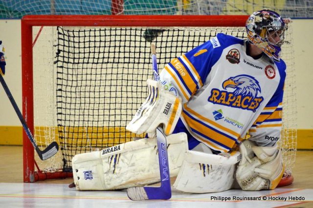 Photo hockey reportage N1 : Le survol des Rapaces