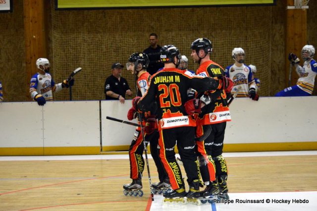 Photo hockey reportage N1 : Le survol des Rapaces