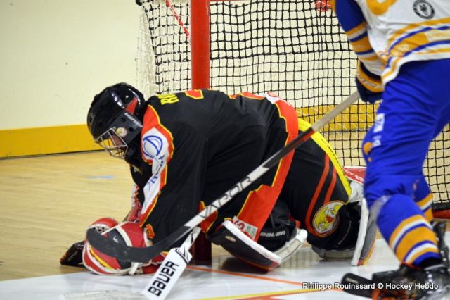 Photo hockey reportage N1 : Le survol des Rapaces