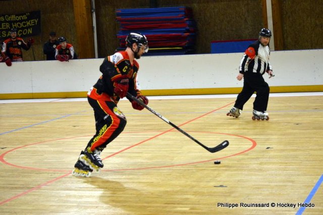 Photo hockey reportage N1 : Le survol des Rapaces