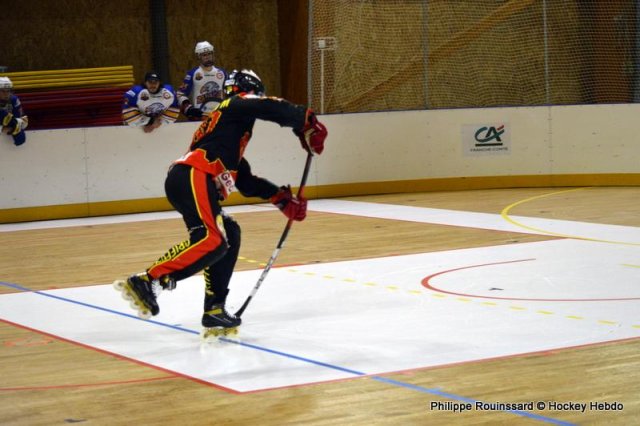 Photo hockey reportage N1 : Le survol des Rapaces
