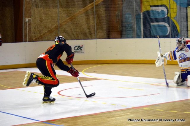 Photo hockey reportage N1 : Le survol des Rapaces