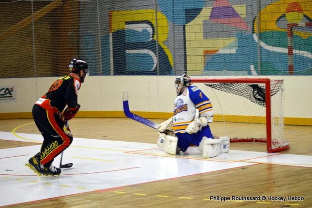 Photo hockey reportage N1 : Le survol des Rapaces