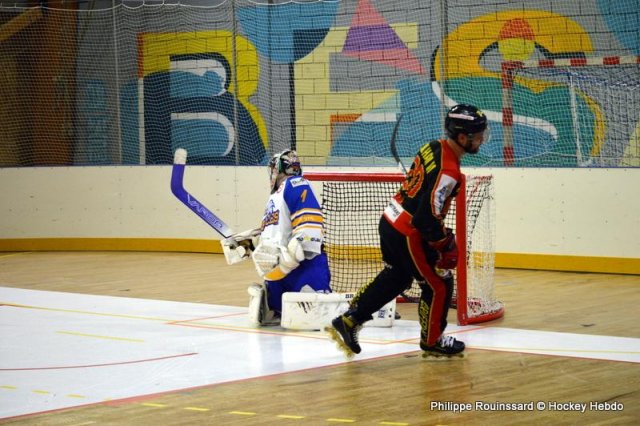 Photo hockey reportage N1 : Le survol des Rapaces