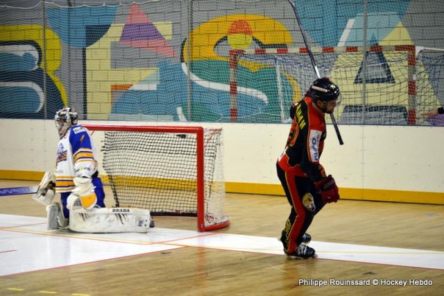 Photo hockey reportage N1 : Le survol des Rapaces
