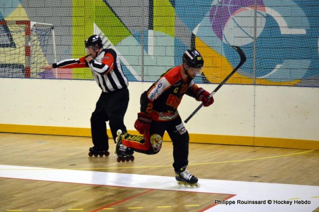 Photo hockey reportage N1 : Le survol des Rapaces