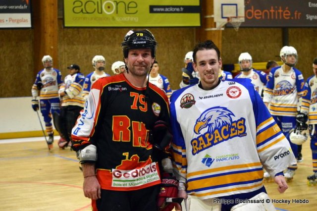 Photo hockey reportage N1 : Le survol des Rapaces