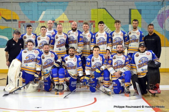 Photo hockey reportage N1 : Le survol des Rapaces