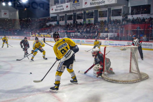 Photo hockey match Amiens  - Rouen le 14/10/2022