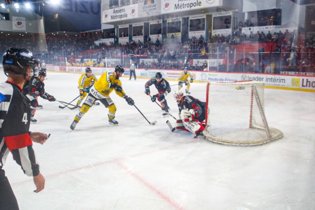 Photo hockey match Amiens  - Rouen le 14/10/2022