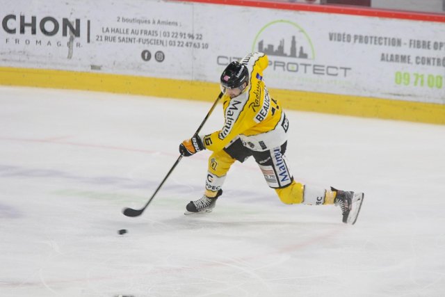Photo hockey match Amiens  - Rouen le 14/10/2022