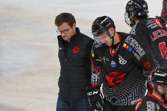 Photo hockey match Amiens  - Rouen le 14/10/2022