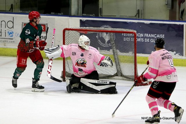 Photo hockey match Nice - Cergy-Pontoise le 15/10/2022