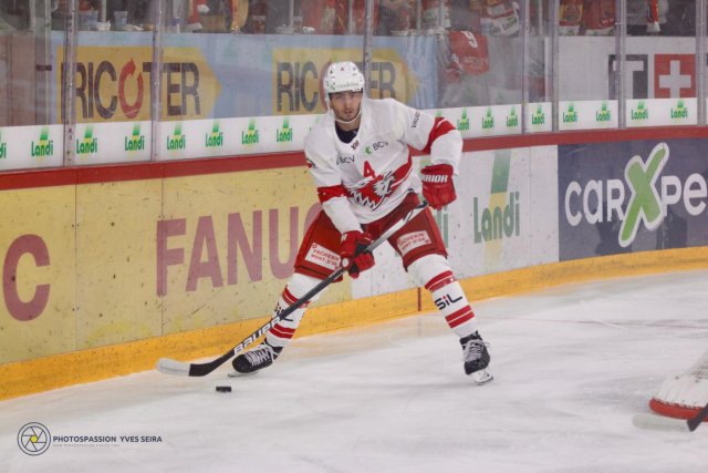 Photo hockey match Bienne - Lausanne le 21/10/2022