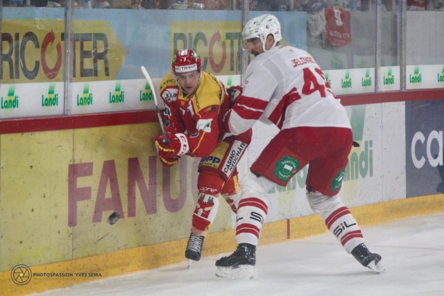 Photo hockey match Bienne - Lausanne le 21/10/2022