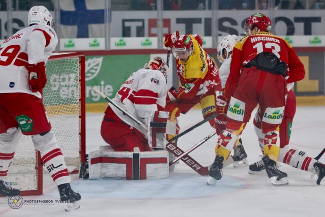 Photo hockey match Bienne - Lausanne le 21/10/2022