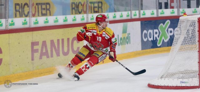 Photo hockey match Bienne - Lausanne le 21/10/2022