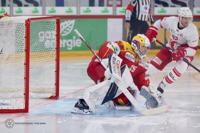 Photo hockey match Bienne - Lausanne le 21/10/2022