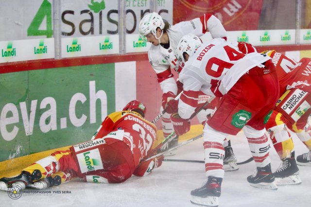Photo hockey match Bienne - Lausanne le 21/10/2022