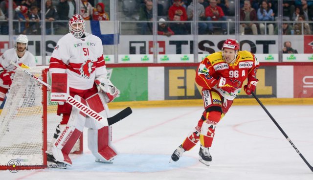Photo hockey match Bienne - Lausanne le 21/10/2022