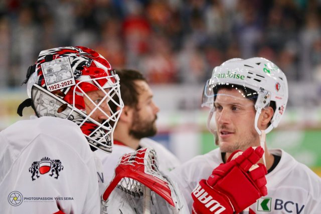 Photo hockey match Bienne - Lausanne le 21/10/2022