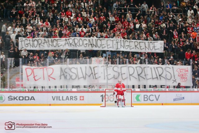 Photo hockey match Lausanne - Davos le 22/10/2022