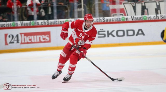 Photo hockey match Lausanne - Davos le 22/10/2022
