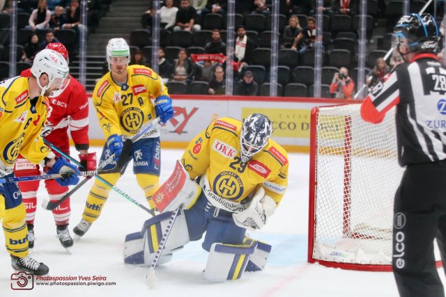 Photo hockey match Lausanne - Davos le 22/10/2022