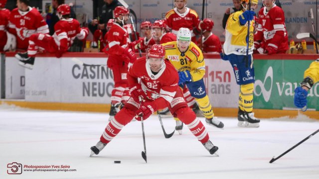 Photo hockey match Lausanne - Davos le 22/10/2022