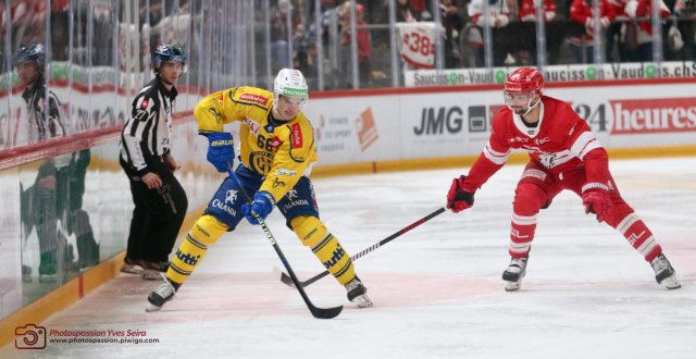 Photo hockey match Lausanne - Davos le 22/10/2022