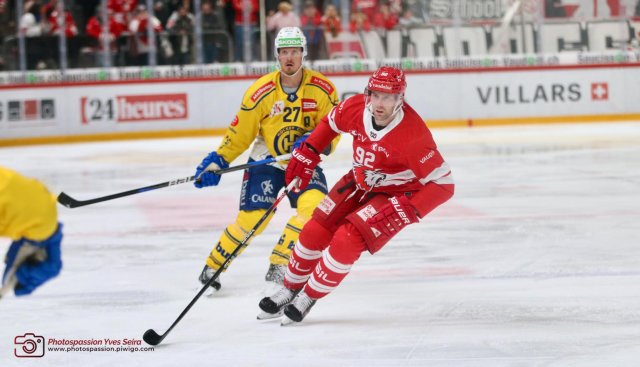 Photo hockey match Lausanne - Davos le 22/10/2022