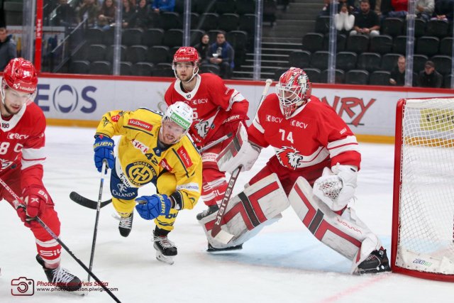 Photo hockey match Lausanne - Davos le 22/10/2022