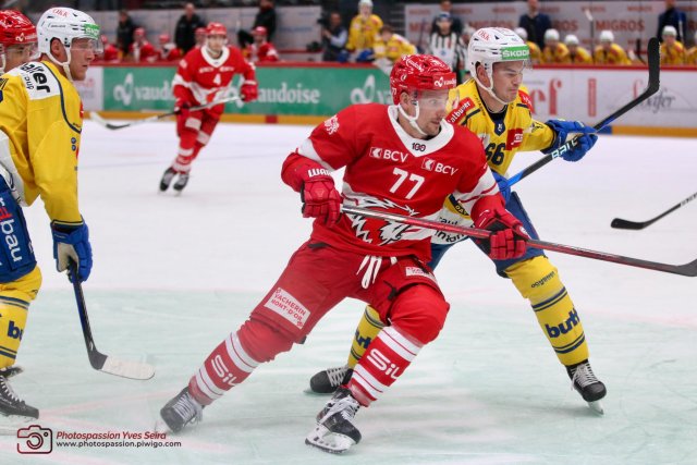 Photo hockey match Lausanne - Davos le 22/10/2022