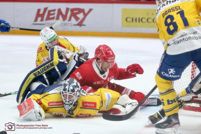Photo hockey match Lausanne - Davos le 22/10/2022