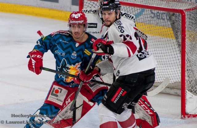 Photo hockey match Grenoble  - Bordeaux le 25/10/2022