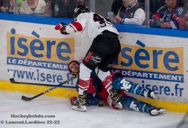 Photo hockey match Grenoble  - Bordeaux le 25/10/2022
