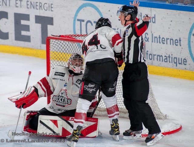 Photo hockey match Grenoble  - Bordeaux le 25/10/2022