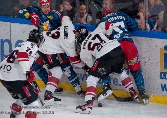 Photo hockey match Grenoble  - Bordeaux le 25/10/2022