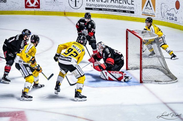 Photo hockey match Bordeaux - Rouen le 28/10/2022