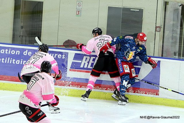 Photo hockey match Nice - Grenoble  le 30/10/2022