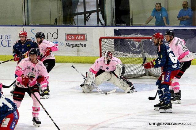 Photo hockey match Nice - Grenoble  le 30/10/2022