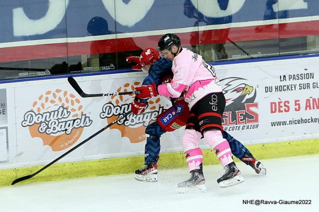 Photo hockey match Nice - Grenoble  le 30/10/2022