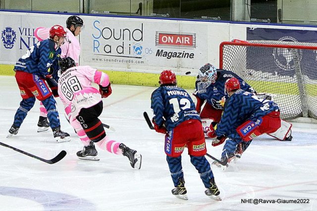 Photo hockey match Nice - Grenoble  le 30/10/2022