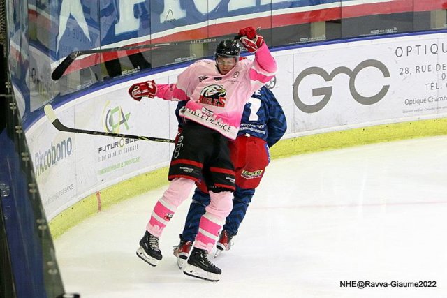 Photo hockey match Nice - Grenoble  le 30/10/2022