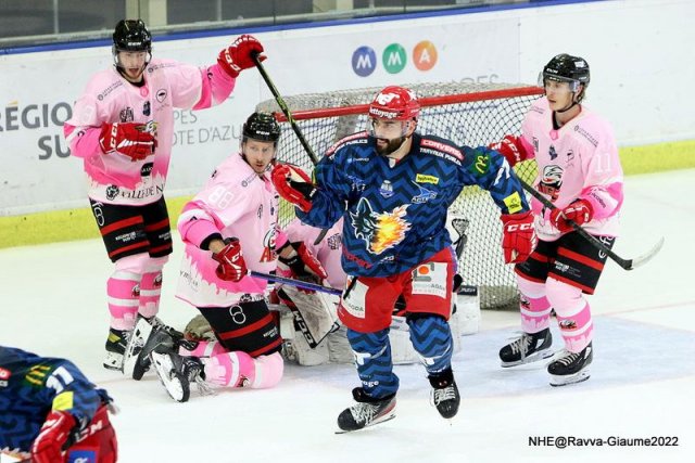 Photo hockey match Nice - Grenoble  le 30/10/2022