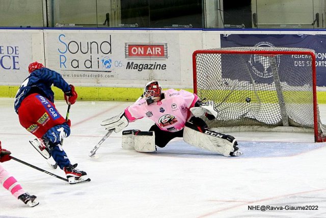 Photo hockey match Nice - Grenoble  le 30/10/2022
