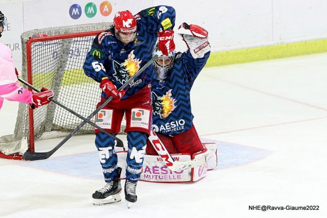 Photo hockey match Nice - Grenoble  le 30/10/2022