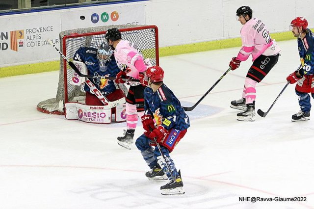 Photo hockey match Nice - Grenoble  le 30/10/2022