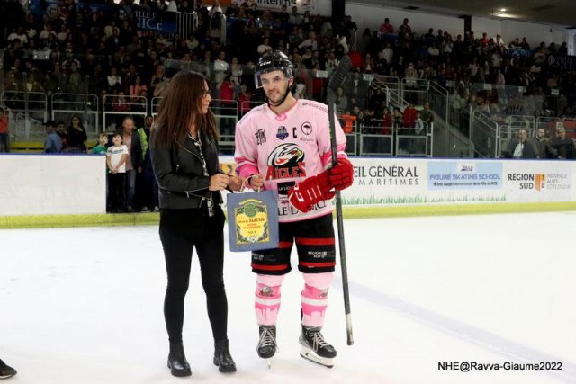 Photo hockey match Nice - Grenoble  le 30/10/2022